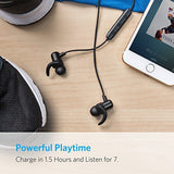 Anker SoundBuds - Slim Wireless Headphones, Lightweight Bluetooth 4.1 Earbuds IPX4 (Water Resistant Sport Headset with Mic)