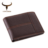 COWATHER 100% top quality cow genuine leather men wallets