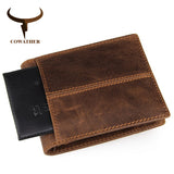 COWATHER 100% top quality cow genuine leather men wallets