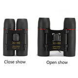 CSO Mini Folding Compact Zoom Binoculars Professional Pocket Telescope Power Spyglass Outdoor Travel Spotting Scope Kid Gift