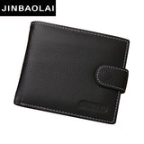 Genuine Leather Men Wallets Brand Quality Design Wallet with Coin Pocket For Men