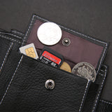 Genuine Leather Men Wallets Brand Quality Design Wallet with Coin Pocket For Men