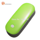 Green Color Pocket Heater Hand Warmer with Power Bank Function 3000mAh