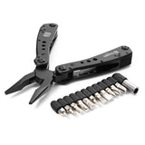 Ganzo G201B Multi Tool - Pliers with Screwdriver Kit for Camping Climbing Hiking Plier Pocket Cutting Multitools Black