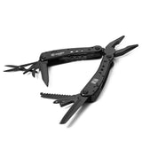Ganzo G201B Multi Tool - Pliers with Screwdriver Kit for Camping Climbing Hiking Plier Pocket Cutting Multitools Black