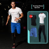 2017 New Compression Men's Sport Suits - Quick Dry Running Clothes, Training, Gym, Fitness Tracksuits