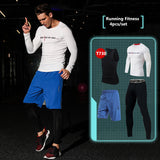 2017 New Compression Men's Sport Suits - Quick Dry Running Clothes, Training, Gym, Fitness Tracksuits