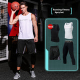 2017 New Compression Men's Sport Suits - Quick Dry Running Clothes, Training, Gym, Fitness Tracksuits