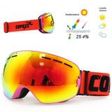 Copozz Ski Goggles - Double Layer UV400 Anti-Fog for men or women (Skiing, Snowboarding, etc) GOG-201 Pro