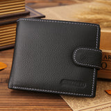Genuine Leather Men Wallets Brand Quality Design Wallet with Coin Pocket For Men