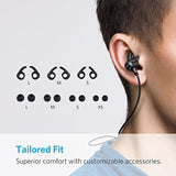 Anker SoundBuds - Slim Wireless Headphones, Lightweight Bluetooth 4.1 Earbuds IPX4 (Water Resistant Sport Headset with Mic)