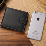 Genuine Leather Men Wallets Brand Quality Design Wallet with Coin Pocket For Men