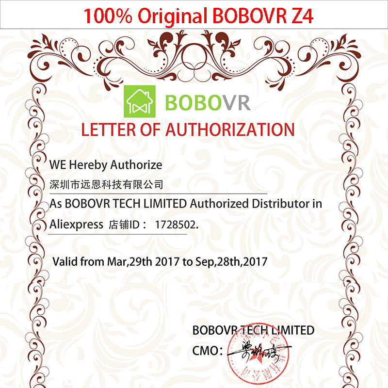 BOBOVR Z4 Virtual Reality Headset BOBO VR Glasses for Mobile/Smart P