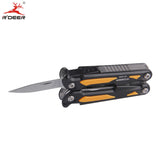Multifunction Cutting Pliers Multitool  - Stainless Steel Folding With Knife Screwdriver Hand Tools