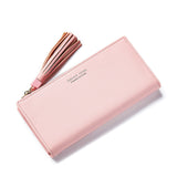 Larger Capacity Women Wallet - Ladies Clutch (ID Card Holders Cell Phone Cash Wallet)