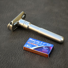 Safety Razor straight razor For Men Adjustable  Close Shaving Classic Double Edge Razor blades knife replacement shaving set